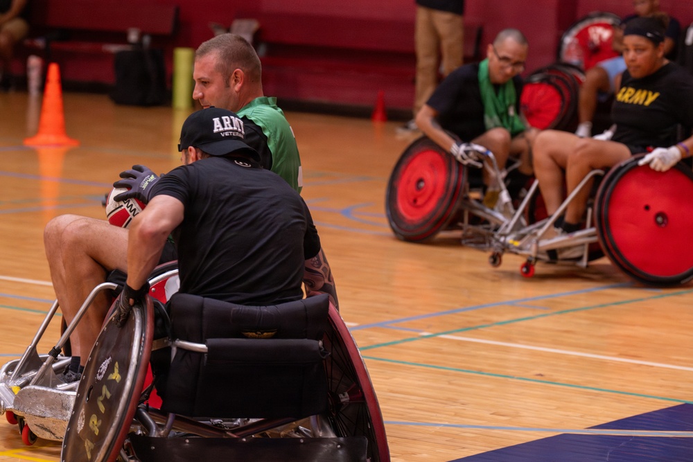 Team Army Rugby Practice
