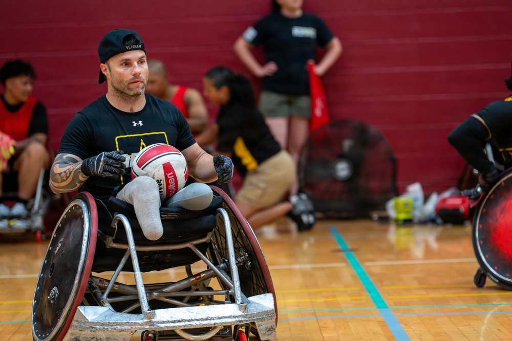 Team Army Rugby Practice