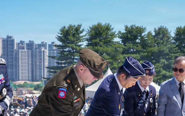 Incense offering serves as solemn memorial tribute