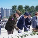Incense offering serves as solemn memorial tribute