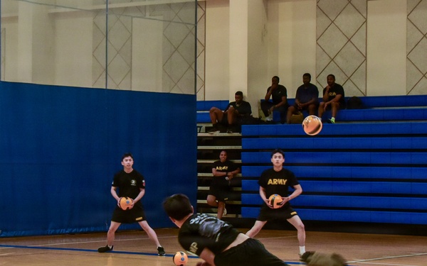 Dodgeball during KATUSA Friendship Week