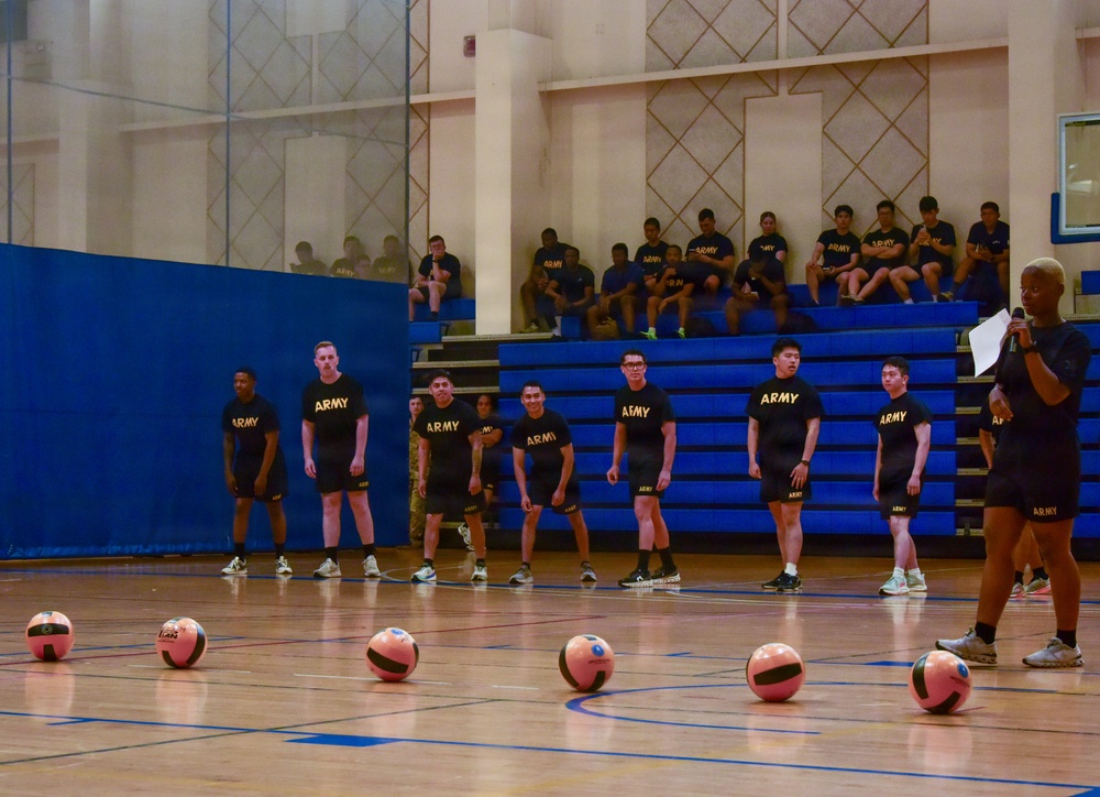 Dodgeball during KATUSA Friendship Week