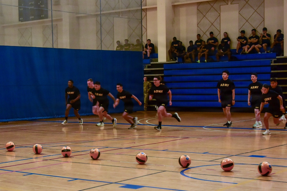 Dodgeball during KATUSA Friendship Week