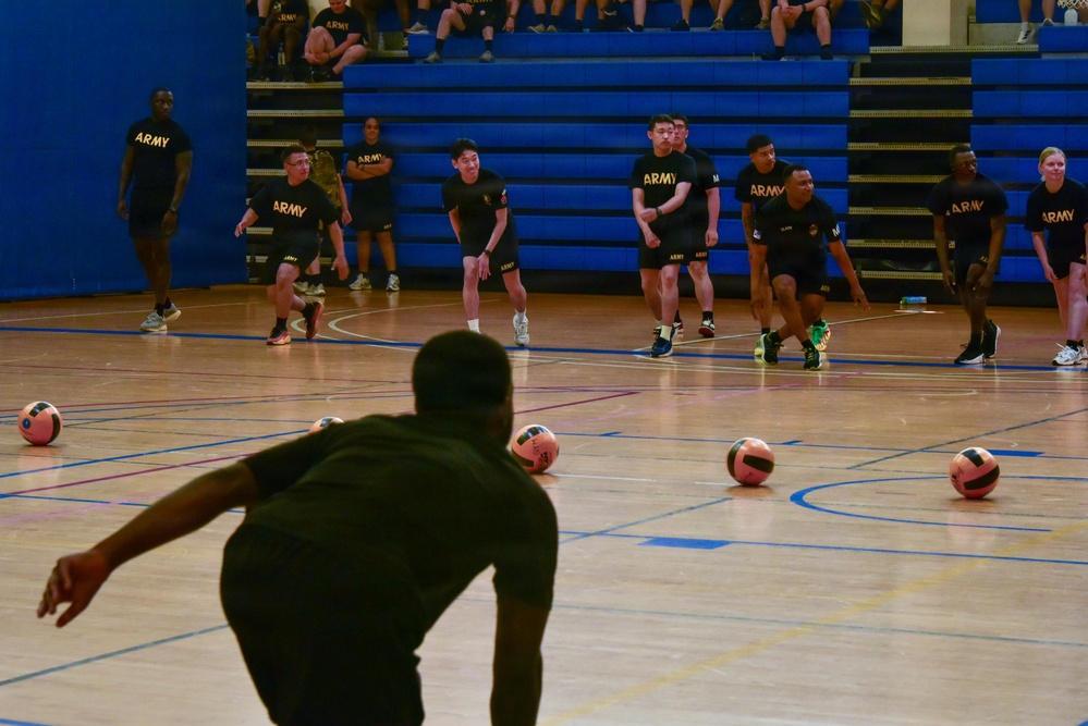 Dodgeball during KATUSA Friendship Week