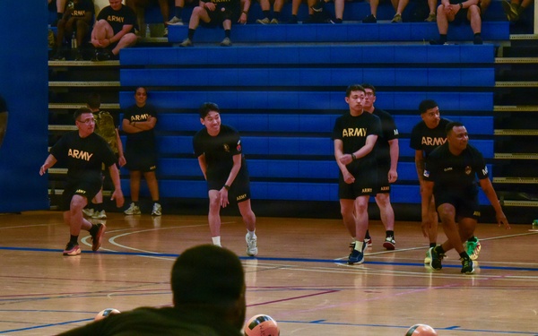 Dodgeball during KATUSA Friendship Week