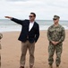 D-Day 82: U.S. Navy Adm. Frank M. Bradley visits Omaha Beach