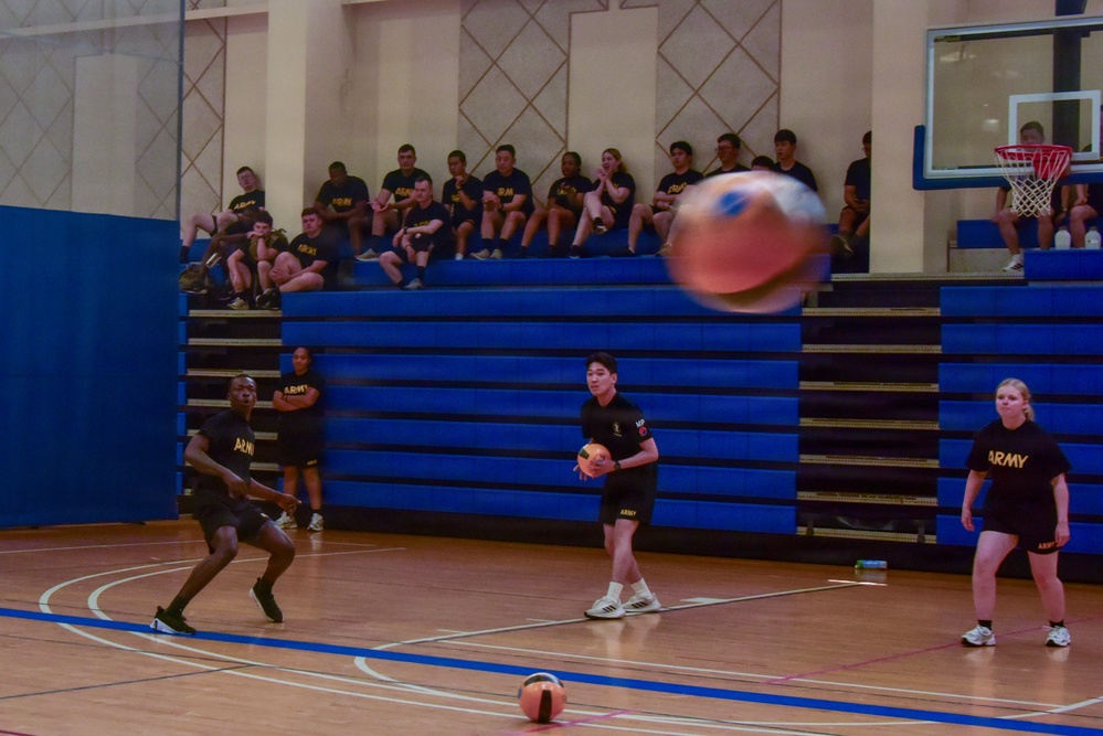 Dodgeball during KATUSA Friendship Week