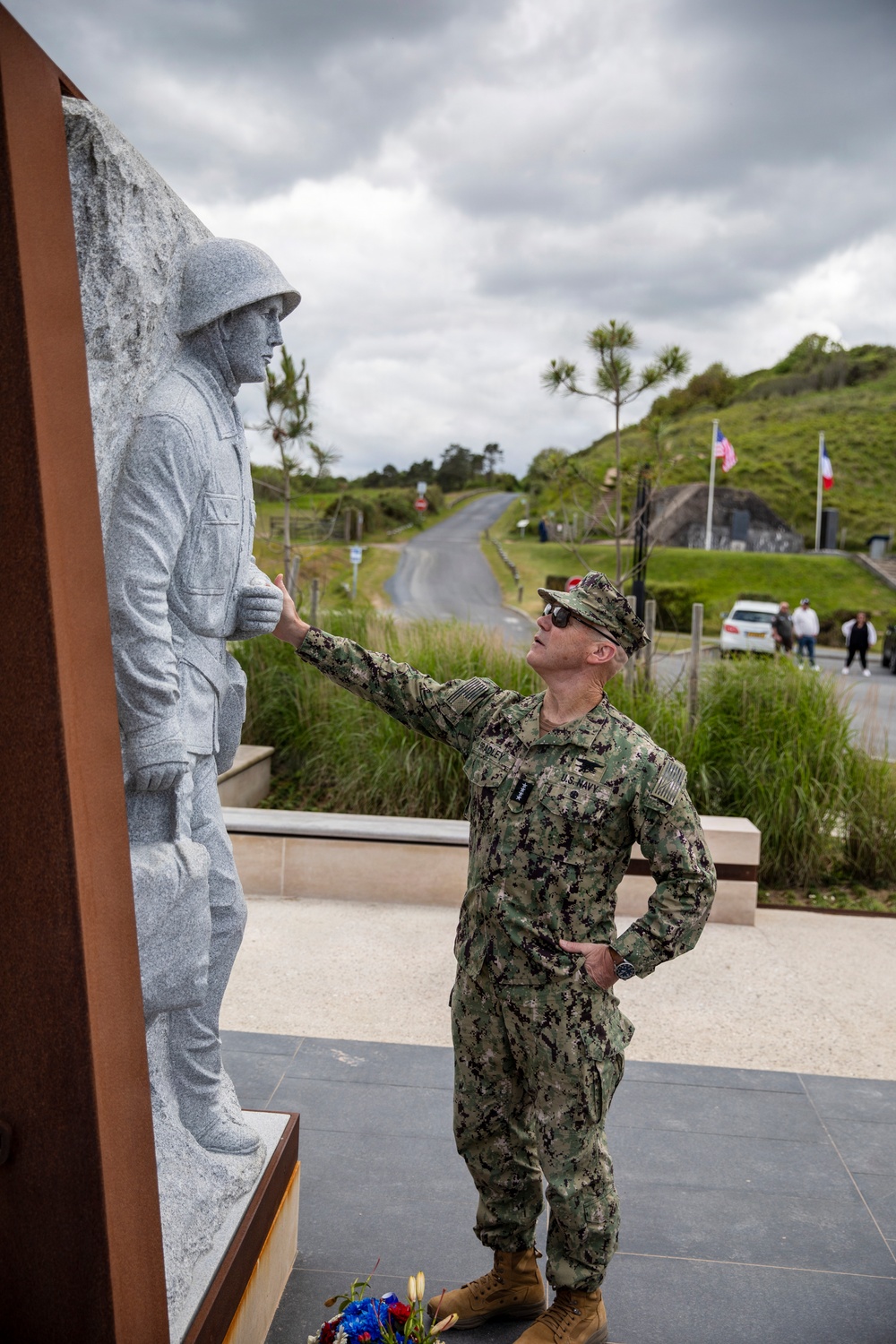 D-Day 82: Admiral Bradley Visits NCDU Monument