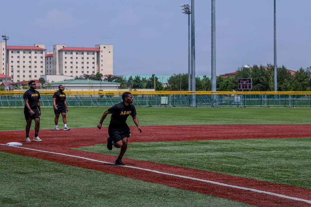 Kickball during KATUSA Friendship Week