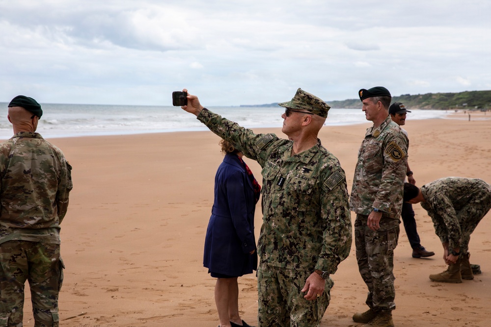 D-Day 82: Admiral Bradley Visits NCDU Monument