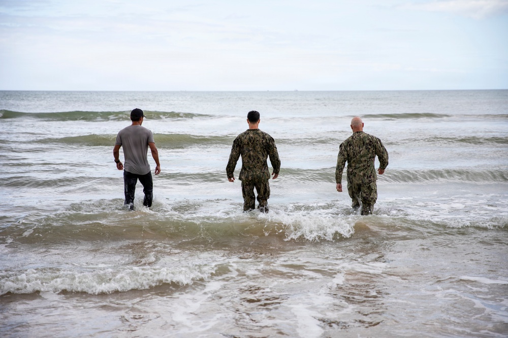 D-Day 82: Admiral Bradley Visits NCDU Monument