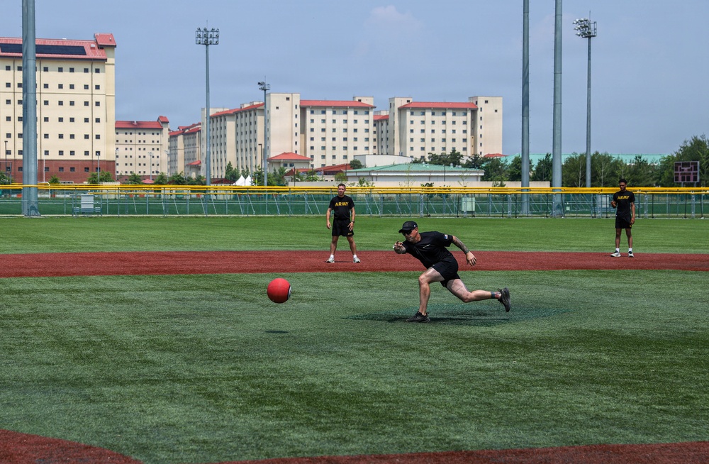 Kickball during KATUSA Friendship Week