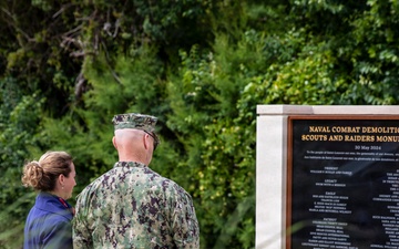 D-Day 82: Admiral Bradley Visits NCDU Monument
