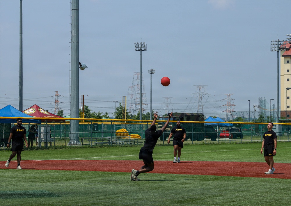 Kickball during KATUSA Friendship Week