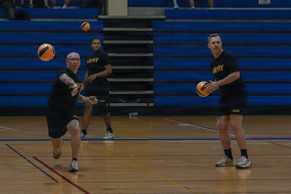 Dodgeball during KATUSA Friendship Week