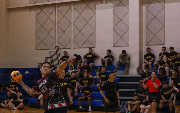 Dodgeball during KATUSA Friendship Week