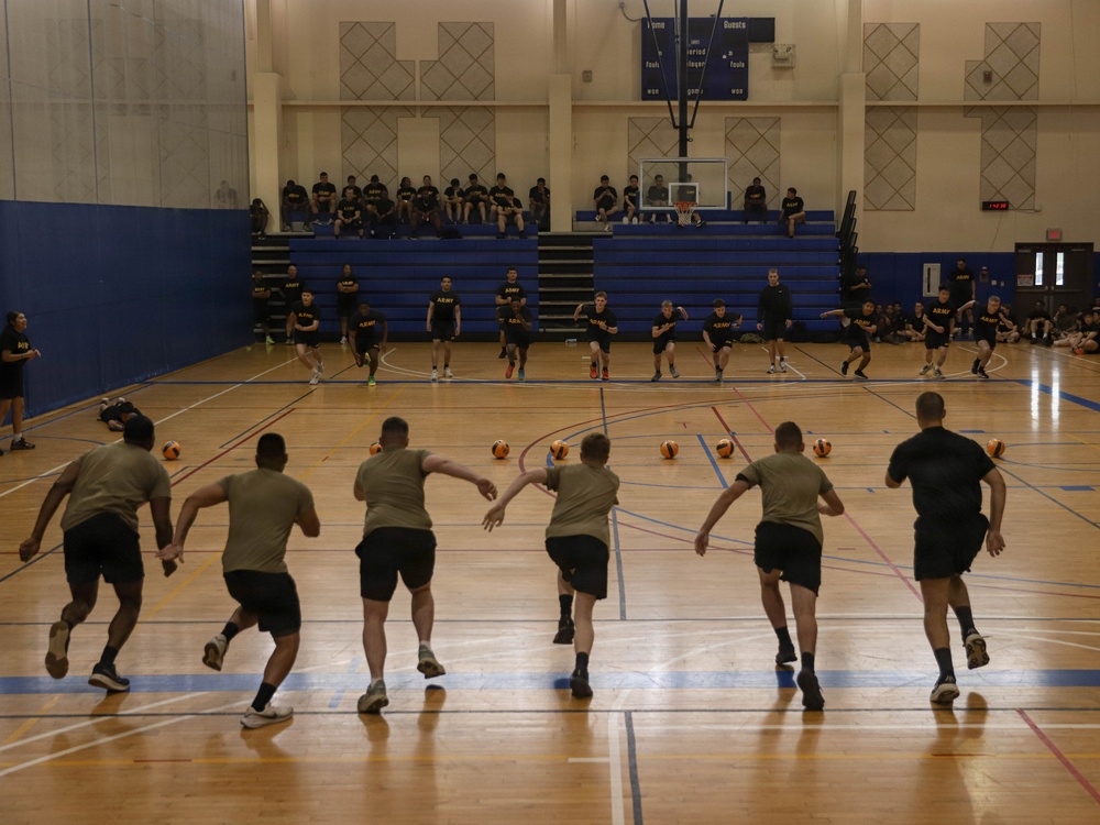 Dodgeball during KATUSA Friendship Week