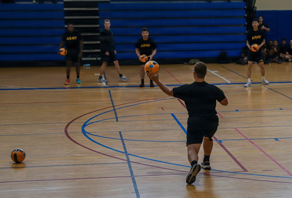 Dodgeball during KATUSA Friendship Week