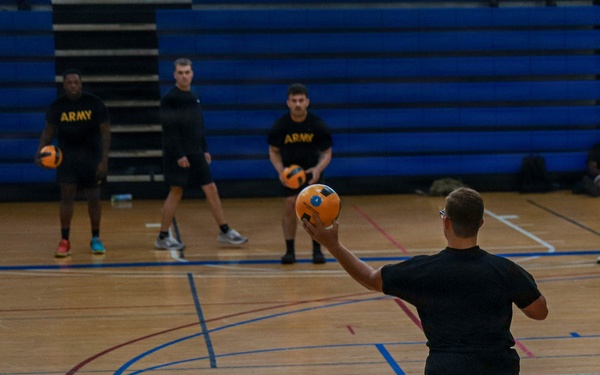 Dodgeball during KATUSA Friendship Week