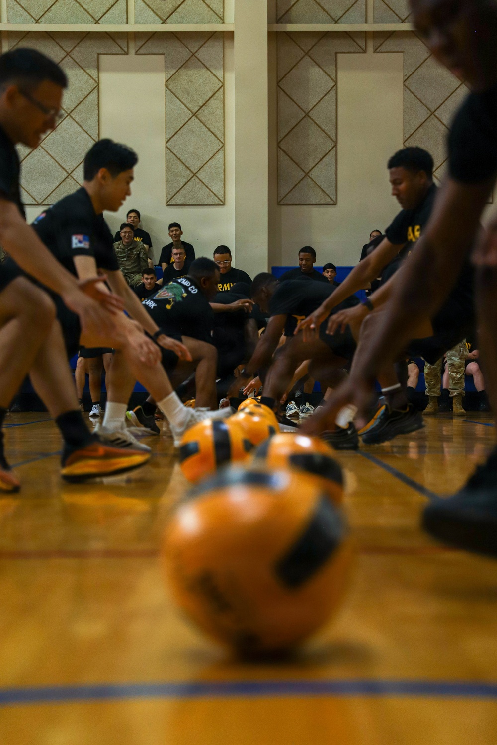 Dodgeball during KATUSA Friendship Week