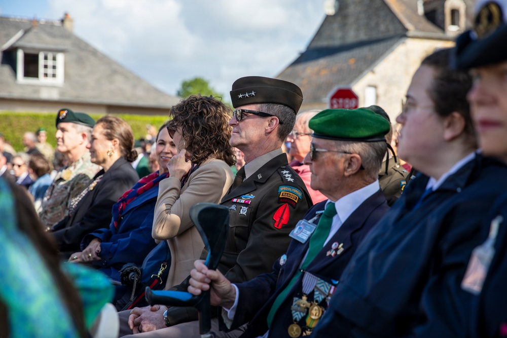 French Resistance Ceremony during D-Day 82