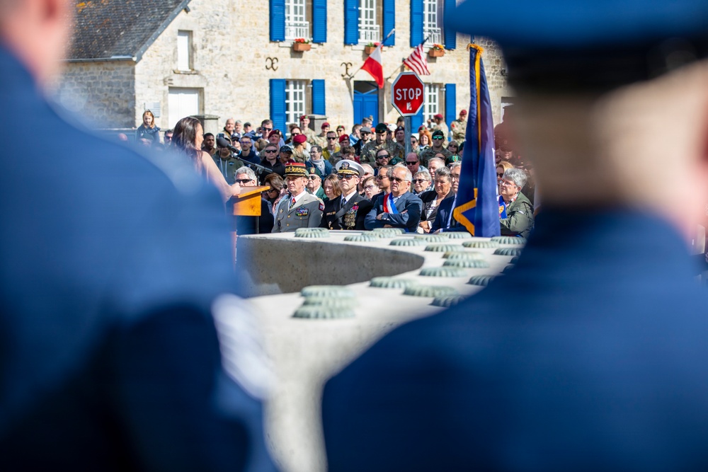 French Resistance Ceremony during D-Day 82
