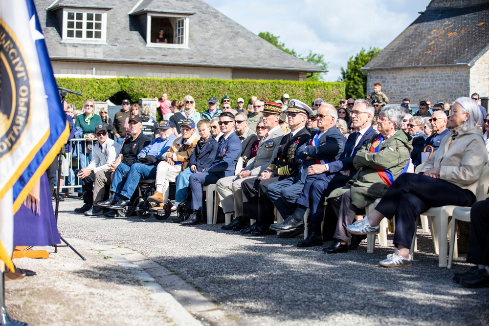 French Resistance Ceremony during D-Day 82