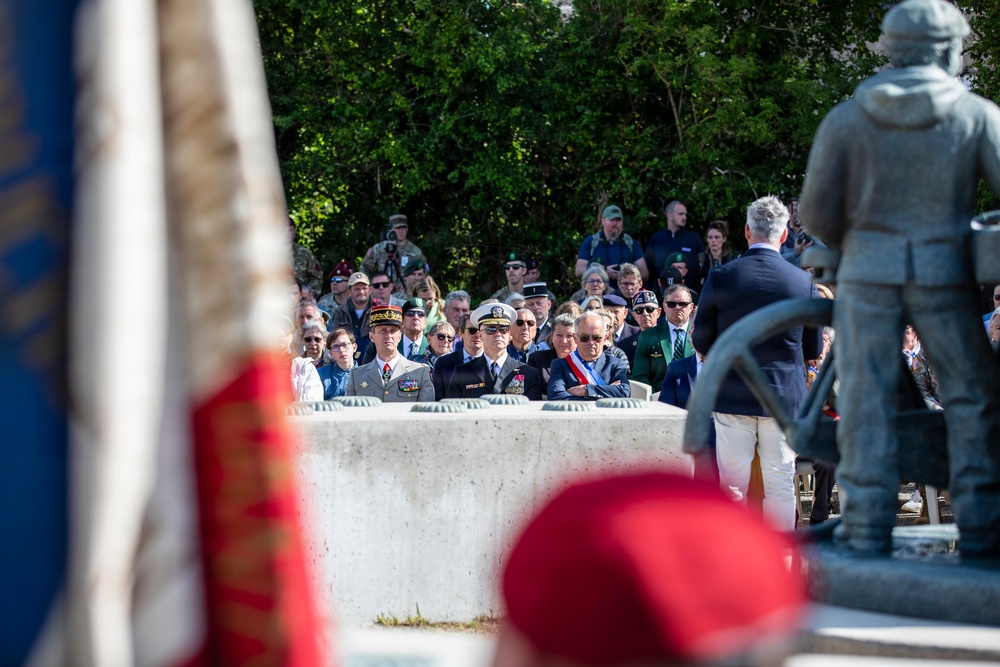 French Resistance Ceremony during D-Day 82