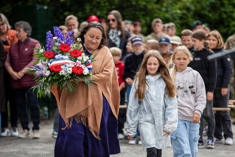 French Resistance Ceremony during D-Day 82