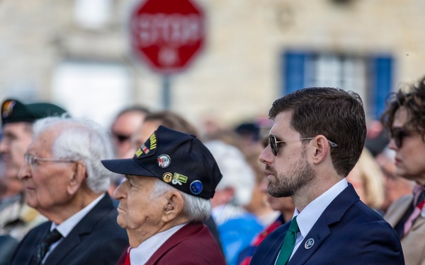 French Resistance Ceremony during D-Day 82