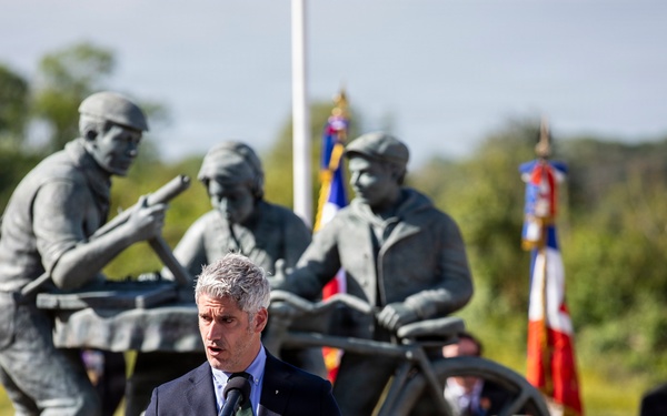 French Resistance Ceremony during D-Day 82