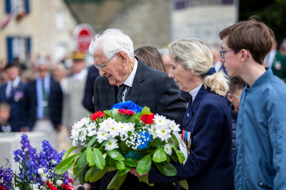 French Resistance Ceremony during D-Day 82