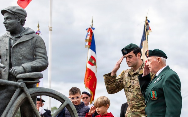 French Resistance Ceremony during D-Day 82