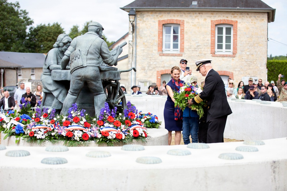 French Resistance Ceremony during D-Day 82