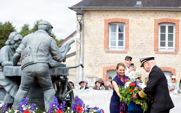 French Resistance Ceremony during D-Day 82