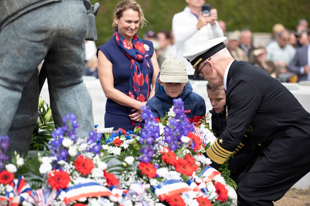 French Resistance Ceremony during D-Day 82