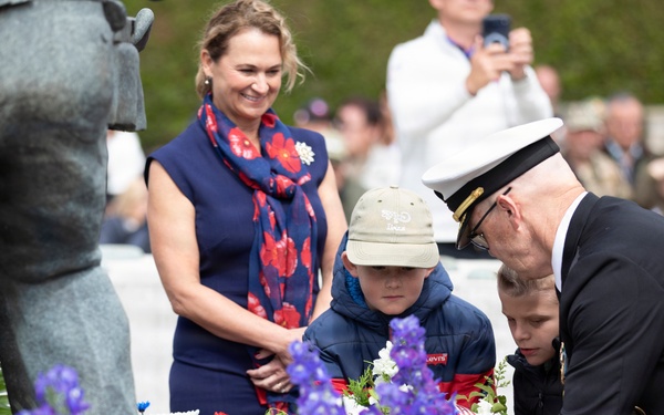 French Resistance Ceremony during D-Day 82