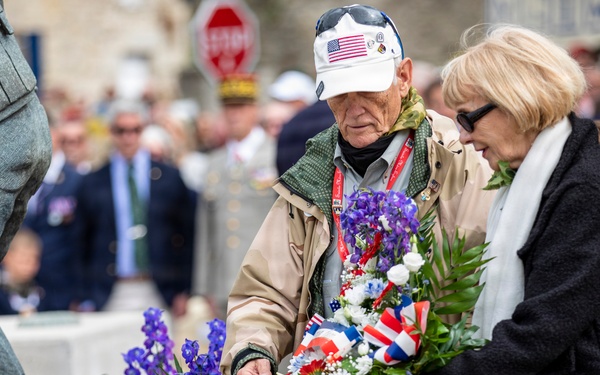 French Resistance Ceremony during D-Day 82