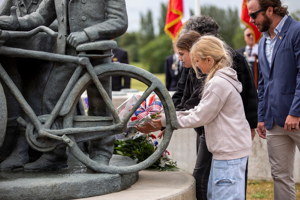 French Resistance Ceremony during D-Day 82