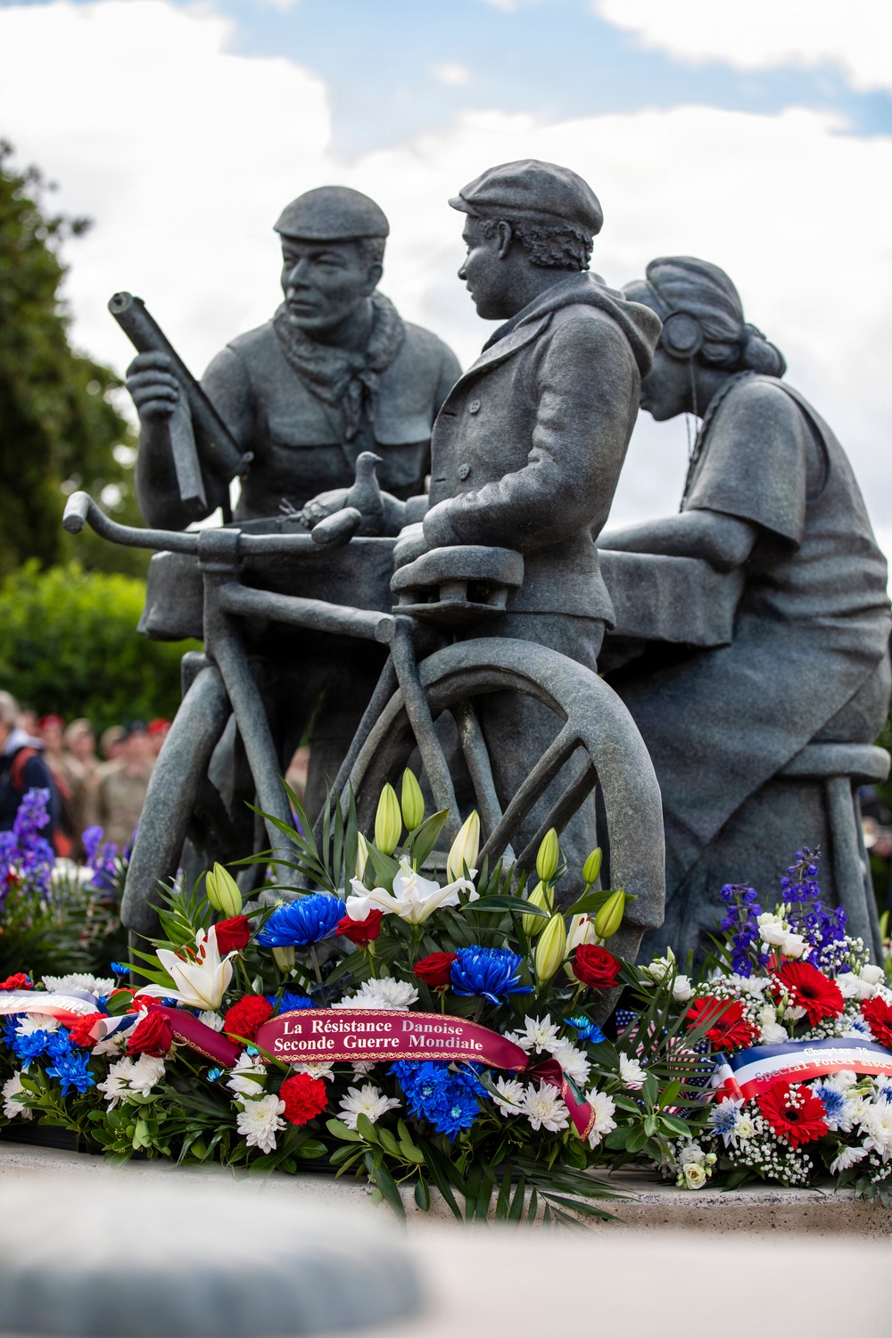 French Resistance Ceremony during D-Day 82