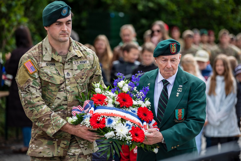 French Resistance Ceremony during D-Day 82