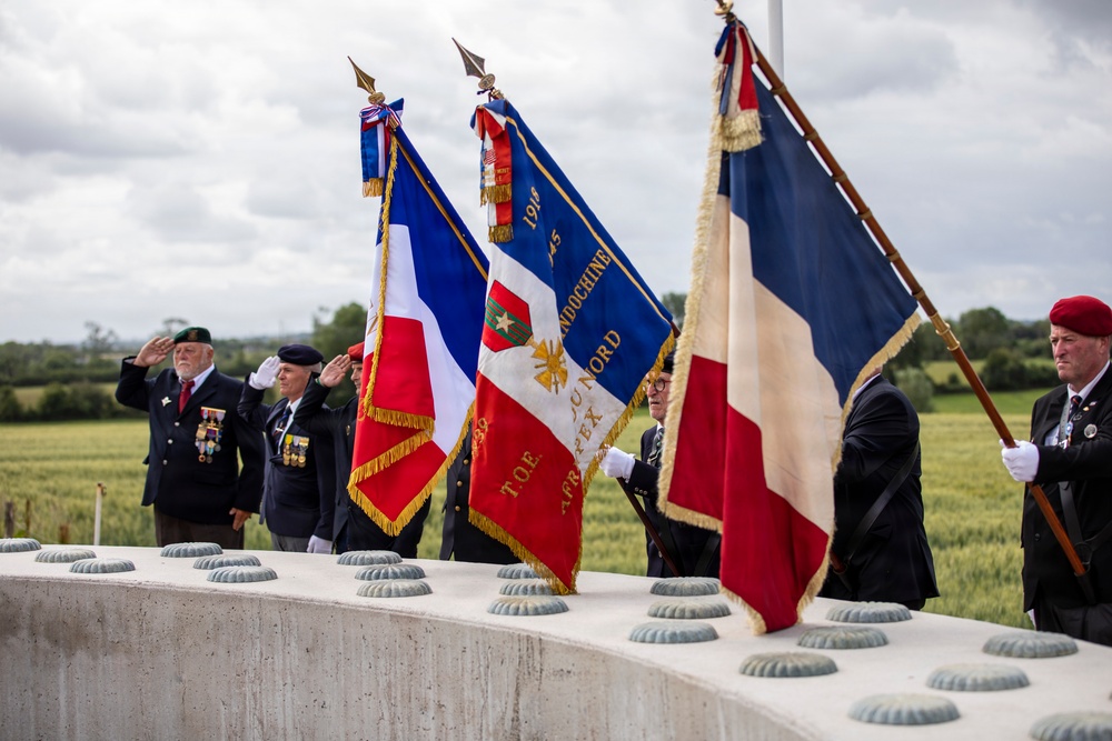 French Resistance Ceremony during D-Day 82