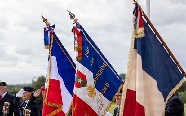 French Resistance Ceremony during D-Day 82