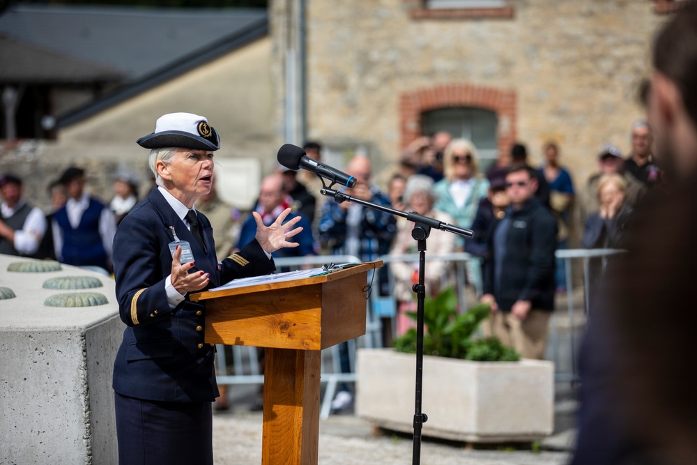 French Resistance Ceremony during D-Day 82