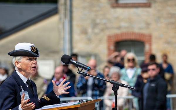 French Resistance Ceremony during D-Day 82