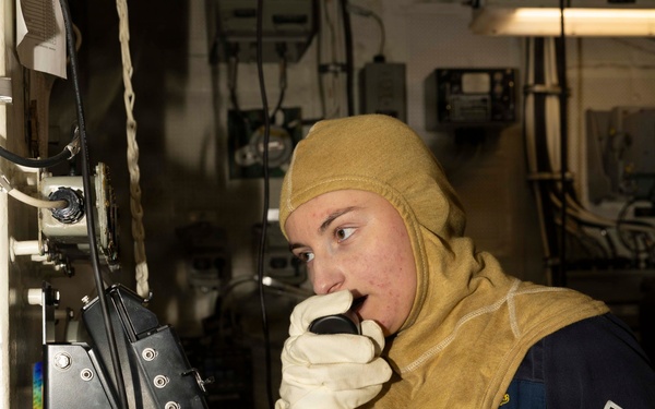 USS Bulkeley (DDG 84) conducts a shipboard firefighting drill in Naval Station Rota, Spain, June 10, 2026