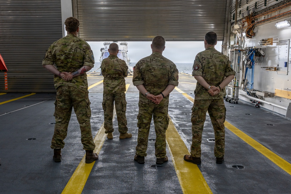 Commander, Task Force Baltic Visits Danish Task Group