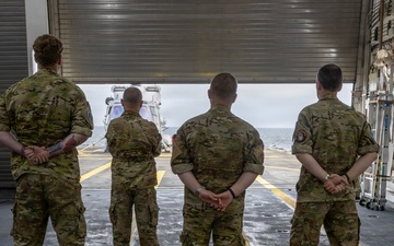 Commander, Task Force Baltic Visits Danish Task Group