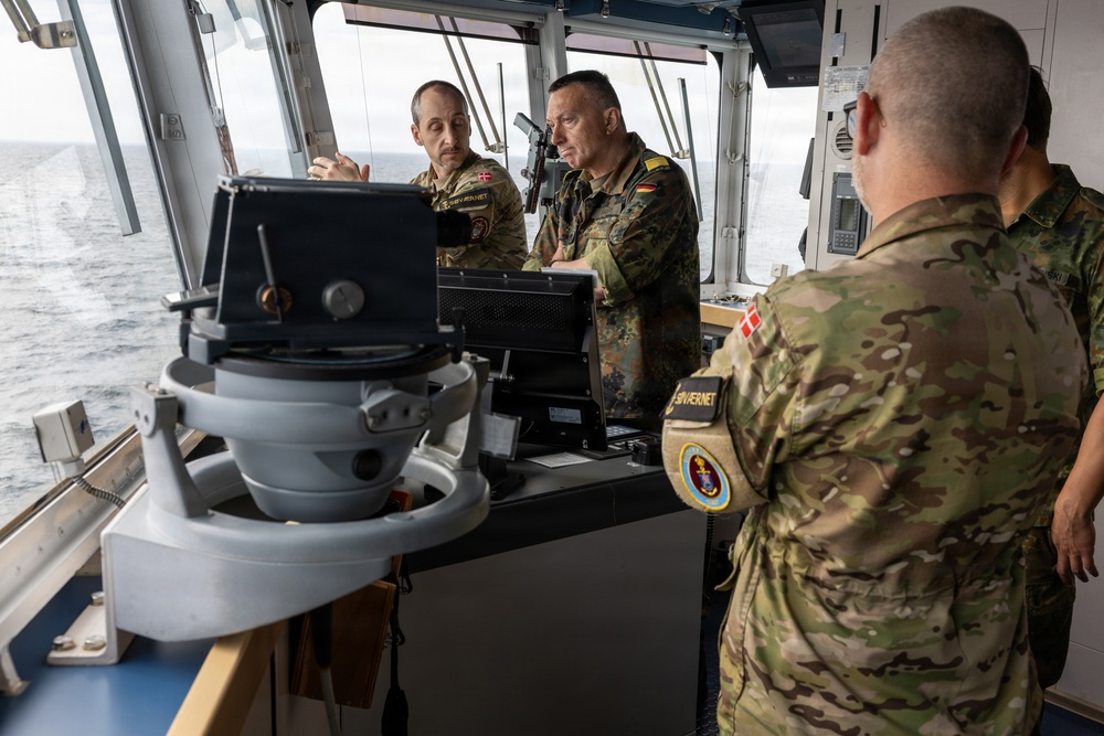 Commander, Task Force Baltic Visits Danish Task Group