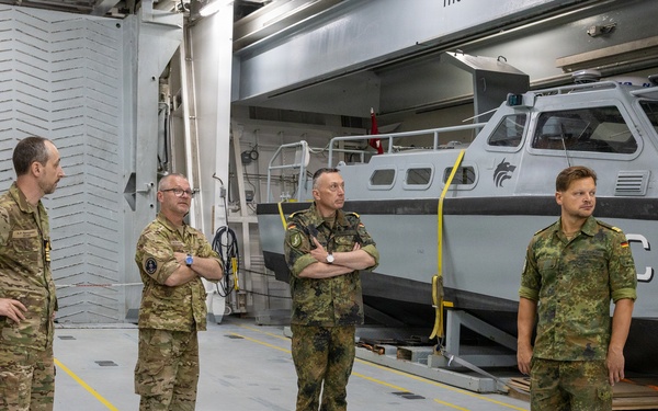 Commander, Task Force Baltic Visits Danish Task Group